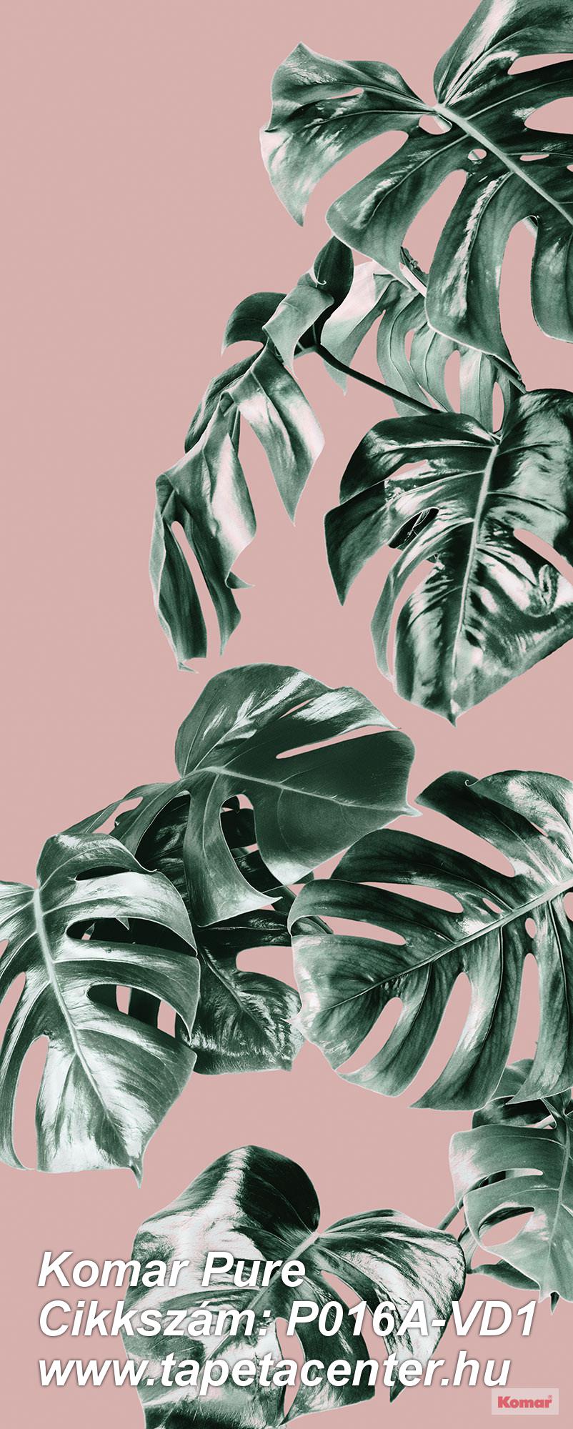Természeti mintás,pink-rózsaszín,zöld,vlies poszter, fotótapéta 